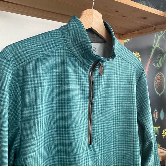 Vineyard Vines X Jim Nantz Plaid Pescadero Half-Zip Performance Pullover - Picture 5 of 15